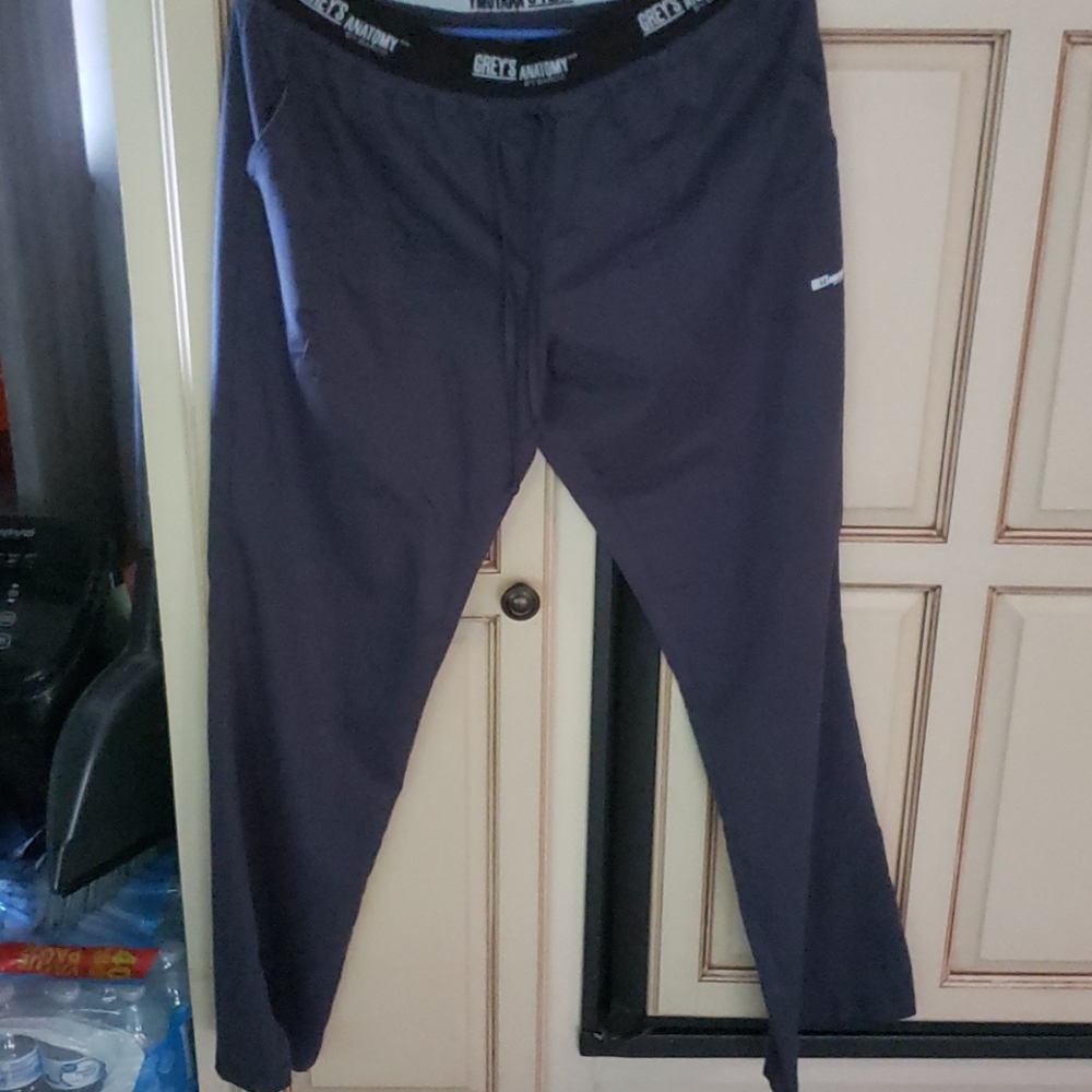 Greys anatomy scrub pants M  steel